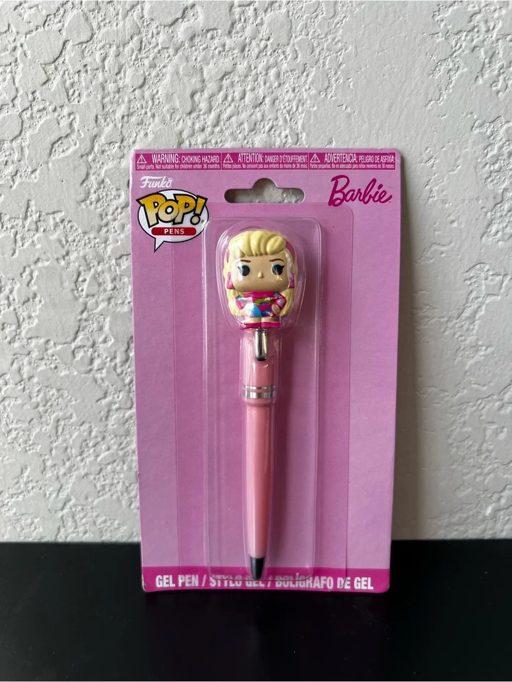 NWT Funko Pop! Mattel Pens - Totally Hair Barbie Gel Pen (Dark Pink Ink)